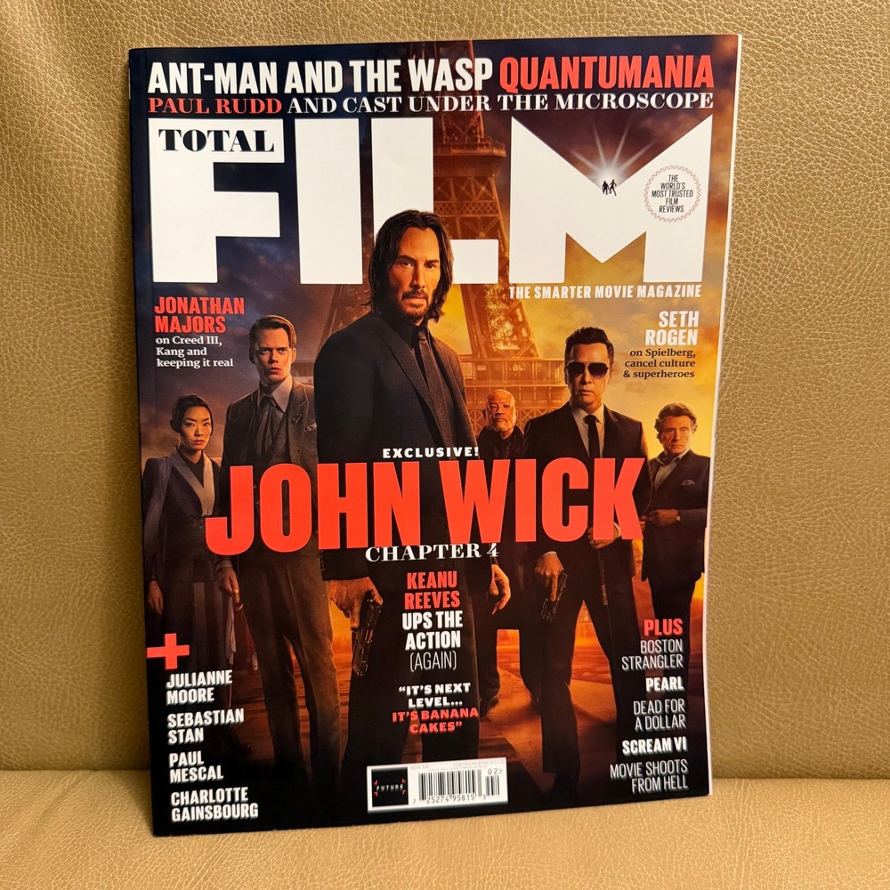 Total Film Magazine Issue 334 February 2023 John Wick 4 Keanu Reeves Seth Rogen